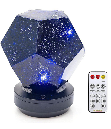 Sooncor Galaxy Star Proyector Luz Nocturna Led Musica 3