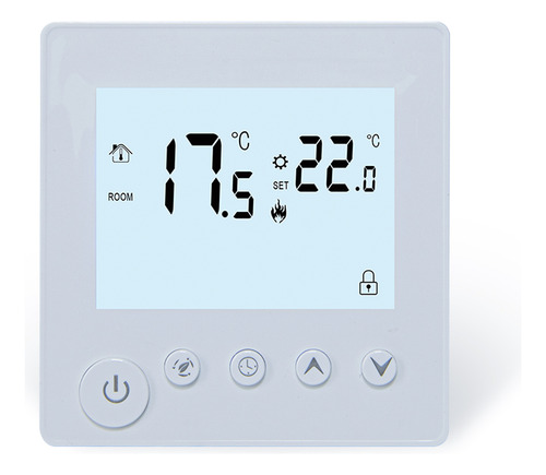 Pantalla Lcd Retroiluminada Del Controlador De Ajuste De Tem
