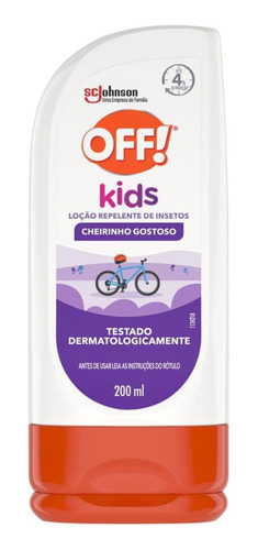 Repelente De Insetos Off! Loção Kids 200ml