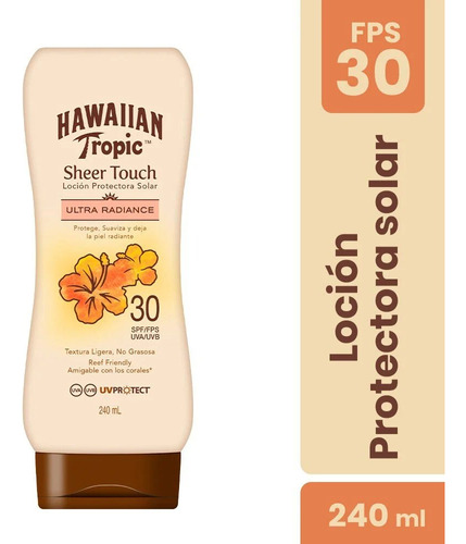 Locion Protector Solar Hawaiian Tropic Fps 30