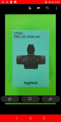 Imagen 1 de 3 de Webcam Logitech