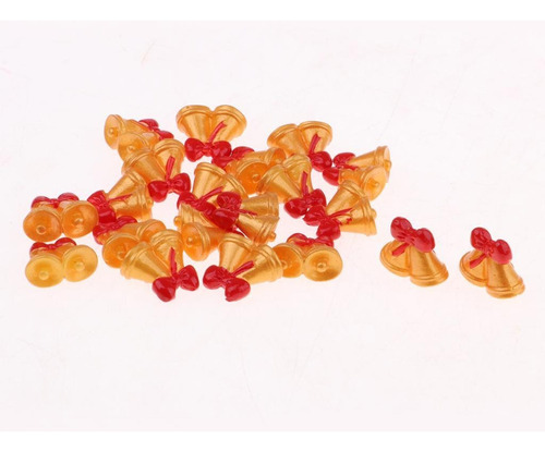 Bake 20 Piezas De En Miniatura, Amarillo, Rojo, Campanas