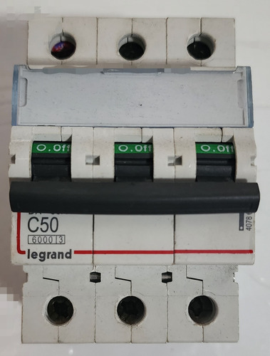 Interruptor Automatico 3p 50a Curva C 15ka Legrand 407864