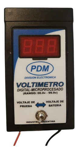 Voltímetro Digital Automotriz Pdm E6