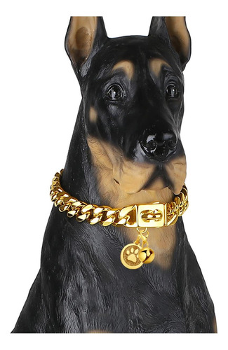 Collar Idofas Golden Dog Collar Cuban Link Collar