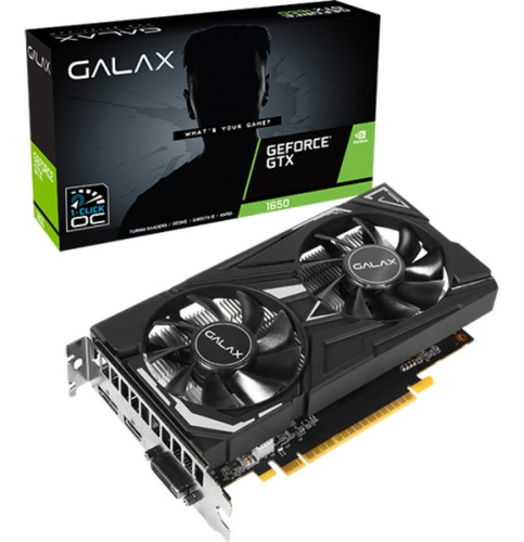 Imagem 1 de 4 de Placa De Vídeo Galax Gtx 1650 Ex 1-click 4gb Gddr6 - Lacrada