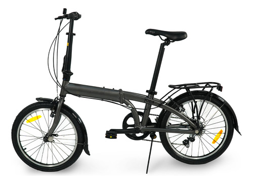 Bicicleta Plegable Philco Yoga Rodado 20 Shimano 7 Velocidades Gris