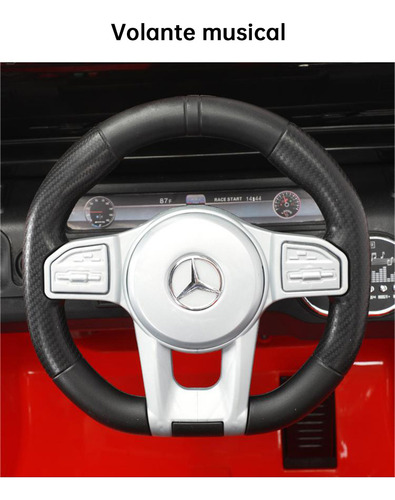 Camioneta Mercedes-benz Montable Electrica Control Remoto Asiento Doble Color Blanco 12v 4x4 Baterías Dobles Para Una Autonomía Ultralarga