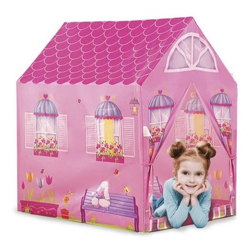 Imagem 1 de 2 de Barraca Infantil Dobrável Barraca Minha Casinha Dm Toys