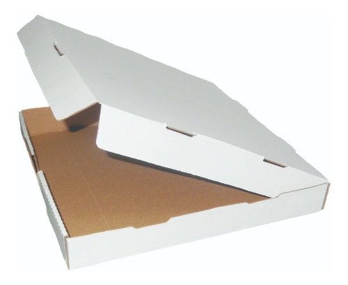  Caja Para Pizza 30 X 30 X 4cm 50 Pzas Microcorrugado Blanco