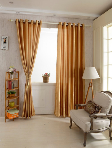 Jacquard Cortina De La Ventana El 100x200cm Café