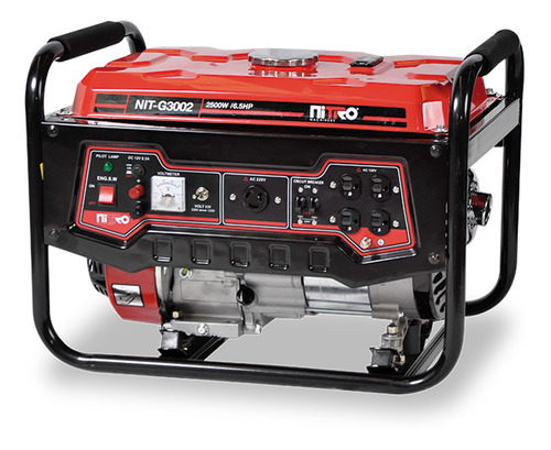 Generador 2,800w 6.5hp 120-220v/60hz Nitro Machinery