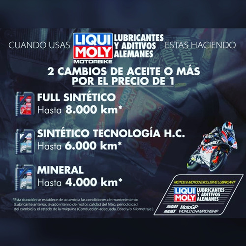 Liqui Moly Aceite Full Sintético 10w40 Street Race 4 Litros