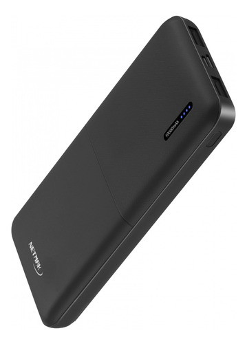 Imagen 3 de 9 de Cargador Portatil Netmak 10.000mah Tipo C 5v 2.1a Powerbank