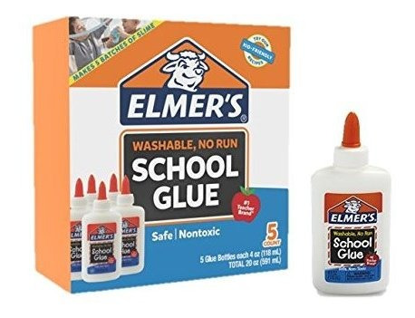 Kit De Slime Elmer's Pegamento Escolar Líquido, Blanco, Ksl