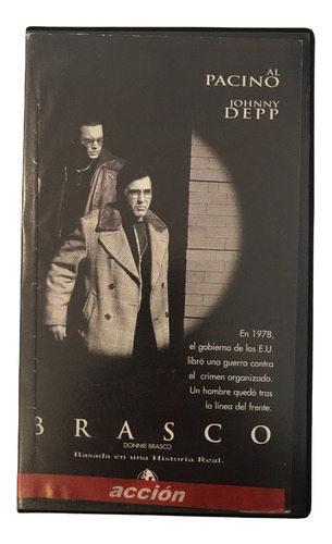 Vhs Original Donnie Brasco Al Pacino Johnny Depp Mike Newell