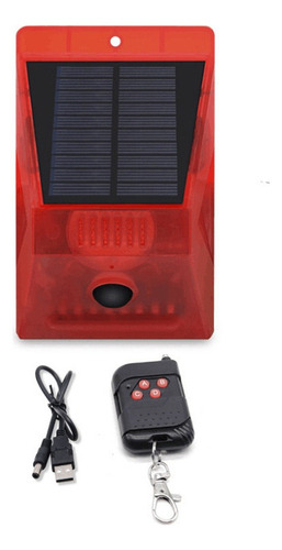 Luz De Sensor Infrarrojo Para Cuerpo Humano Con Alarma Solar