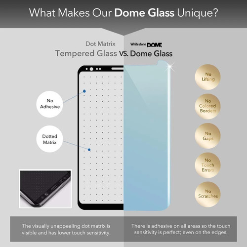 Imagen 2 de 7 de Vidrio Templado Samsung Note 10 Plus 10 Whitestone Dome Gla#