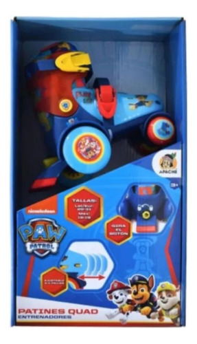 Nuevos, Patines Entrenadores Paw Patrol Ajustables 16-19 