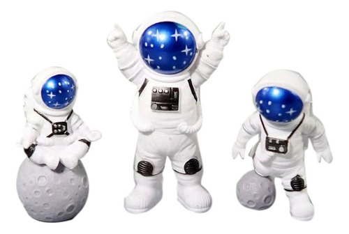 Figuras De Astronauta, Modelo De Resina, Miniadornos De Mesa