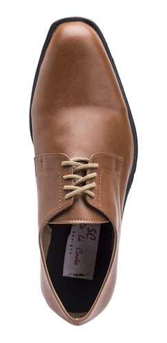 Zapatos Hombre Marrón Suela De Vestir Eco Cuero Import Usa