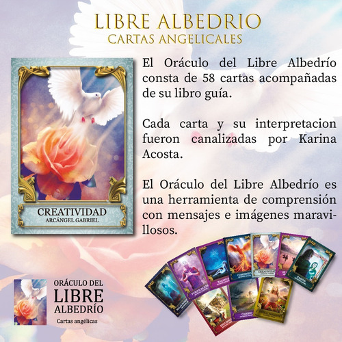Tarot Cartas Angelicales - Oráculo Del Libre Albedrío