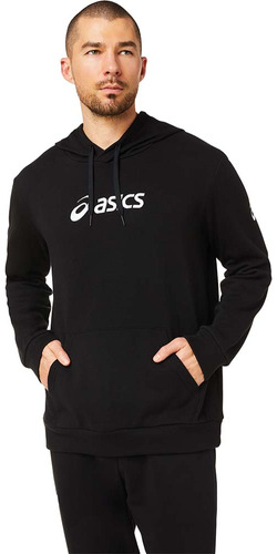 Poleron Asics Pullover Hoodie Black Hombre