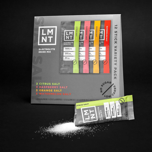 Electrolitos Lmnt Zero Sugar Pack 12 Sabores Variados Polvo