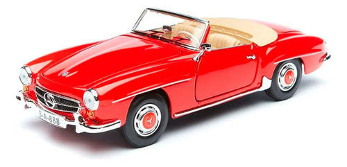  Mercedes Benz 190sl 1955 Color Rojo 1:18 Maisto Febo