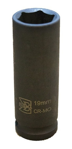 Imagem 1 de 4 de Soquete De Impacto Cr-mo 1/2  Longo 19mm