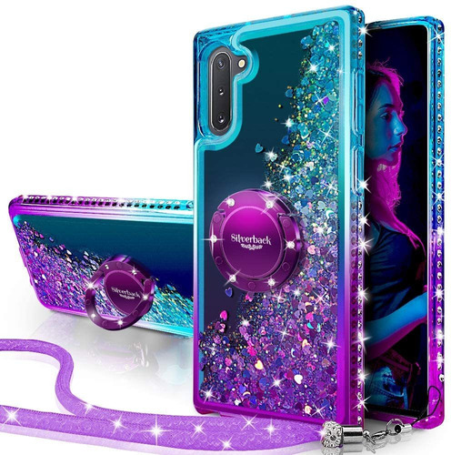 Funda Para Galaxy Note 10 (color Azul-violeta/silverback)