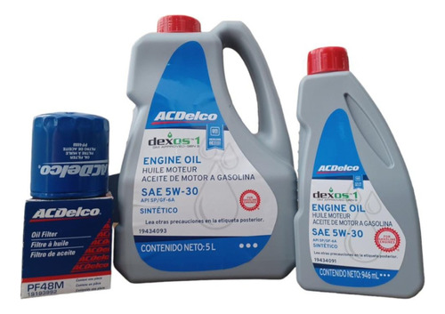 Kit Cambio Aceite 5w30 Silverado 2500 