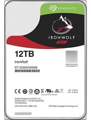 Seagate Ironwolf St12000vn0008 12tb 3.5  Sata 7200rpm In Vvc