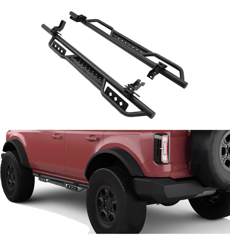 Hecasa Estribo Lateral Para Ford Bronco Puerta Acero Todo