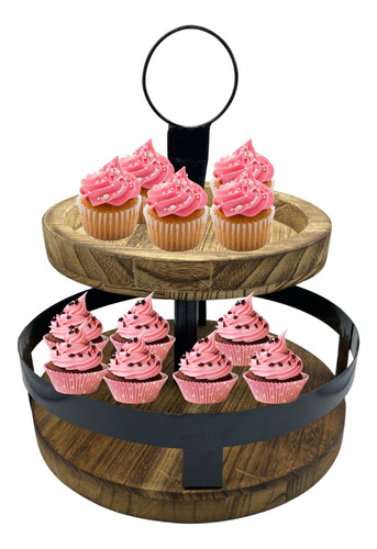Bandeja Decorativa Madera Para Decorar Tu Hogar Ak2ttred01 Color Marrón Oscuro