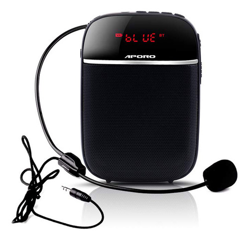 Amplificador De Voz Com Microfone Para Professores Po Wired