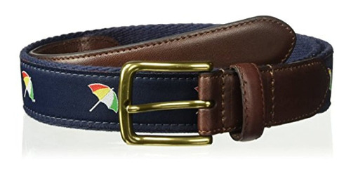 Arnold Palmer Mens Embroidered Logo Web Golf Belt