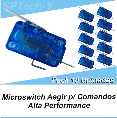 Microswitch (comando) Alta Performance - Aegir (10 Unidades)