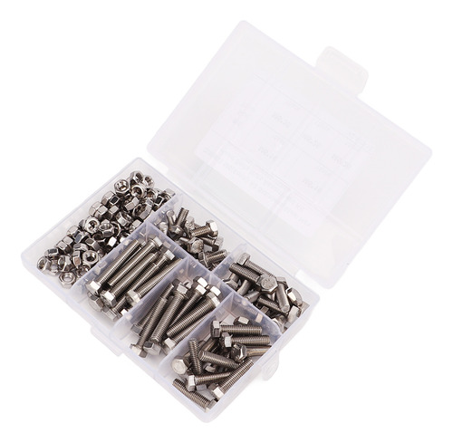 Juego De Tuercas M5, Tornillos Y Tornillos De Acero Inoxidab