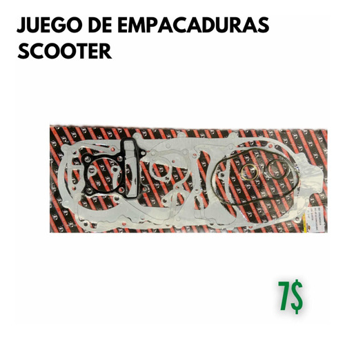 Juego De Empacadura Scooter Original