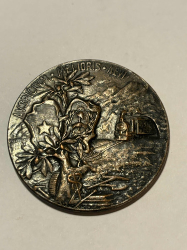 Medalla Año 1903 La Ciudad A Los Delegados De Chile.