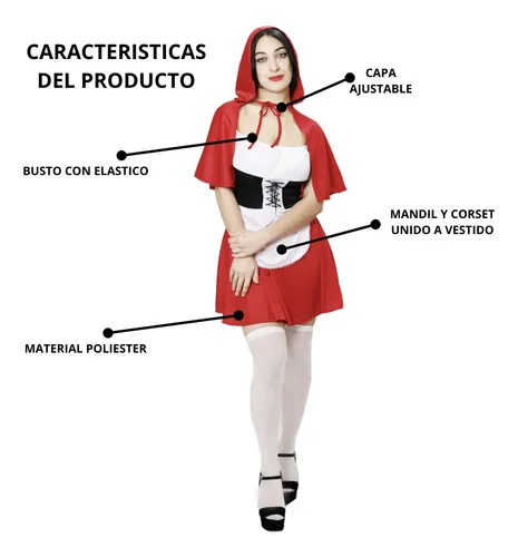 Ropa de la caperucita roja sale