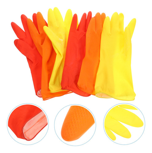 S+ Guantes De Limpieza, Guantes De Látex For Uso Doméstico,