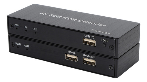 Extensor Kvm 4k Sobre Interfaz Multimedia Cat6 50m Hd 1080p