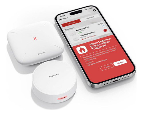 X-fi Wi-fi Oyer Para Detectores De Monóxido De Humo Y En Con