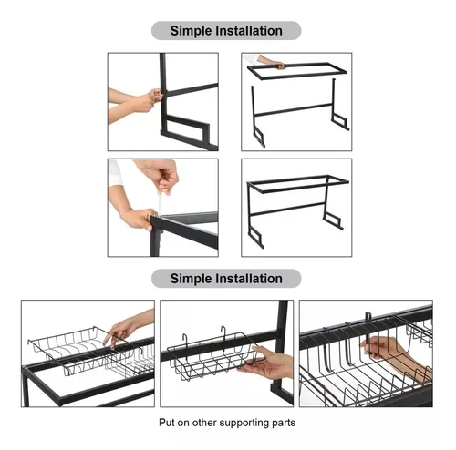 Escurridor De Trastes All In One Dos Niveles Kitchen Grande CUHER