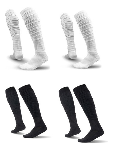 Calcetines Deportivos Antideslizantes Para Fútbol, 4 Pares