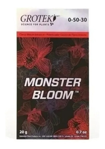 Monster Bloom 20 Gr Grotek Engorde Floración Cogoshop Grow