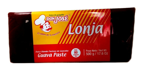 Dulce De Guayaba Lonja Don José - Bloque X 500g