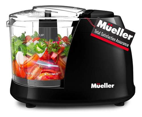 Mueller Mini Procesador De Alimentos, Picadora Elctrica De A